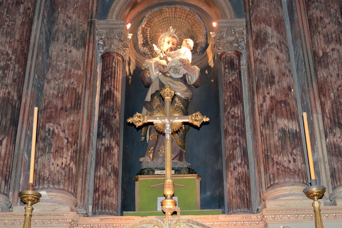 12 Statue Of Saint Holding Baby Jesus Inside Iglesia San Francisco Saint Francis Church Salta
